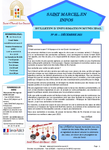 saint marcel en info n°58 DECEMBRE 2021 v3.pub
